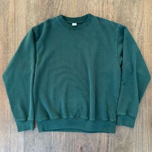 Sporty & Rich Blank Front Crewneck Sweatshirt